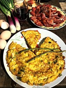Frittata con asparagi selvatici